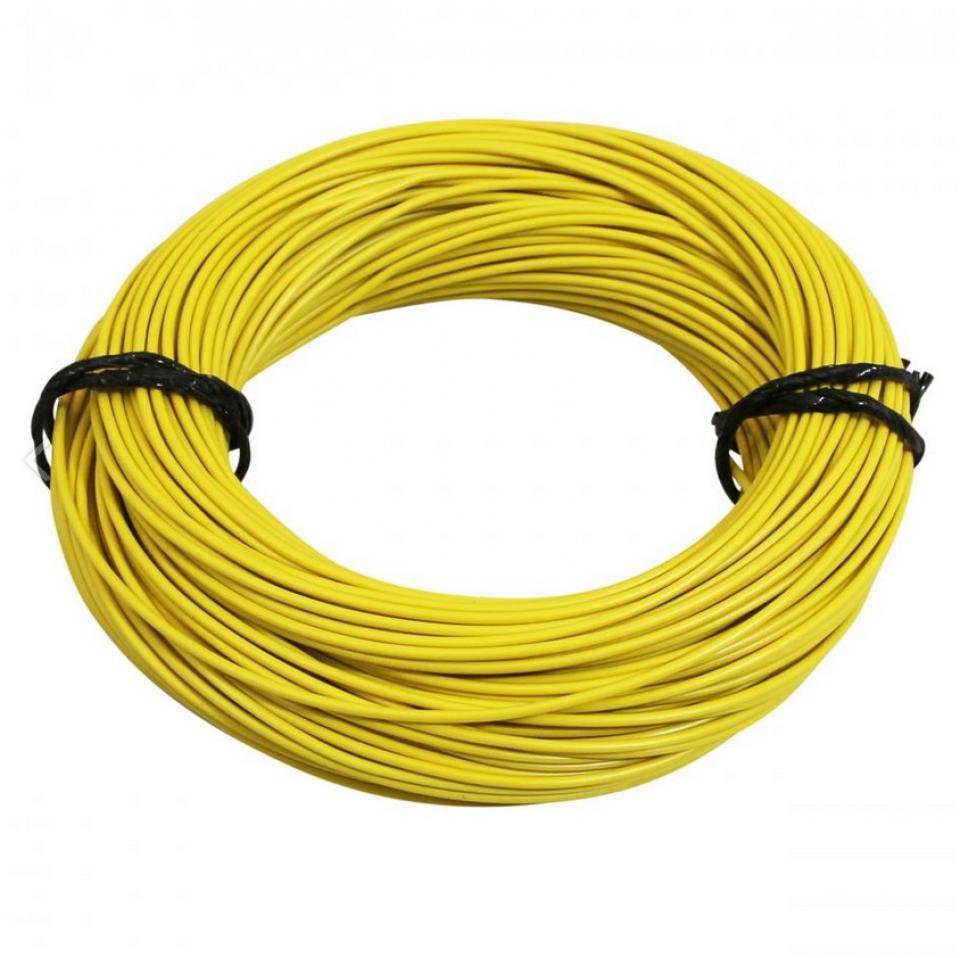 Câble ou gaine RSM pour Auto 12/10 / 1.00mm jaune x 50m Neuf