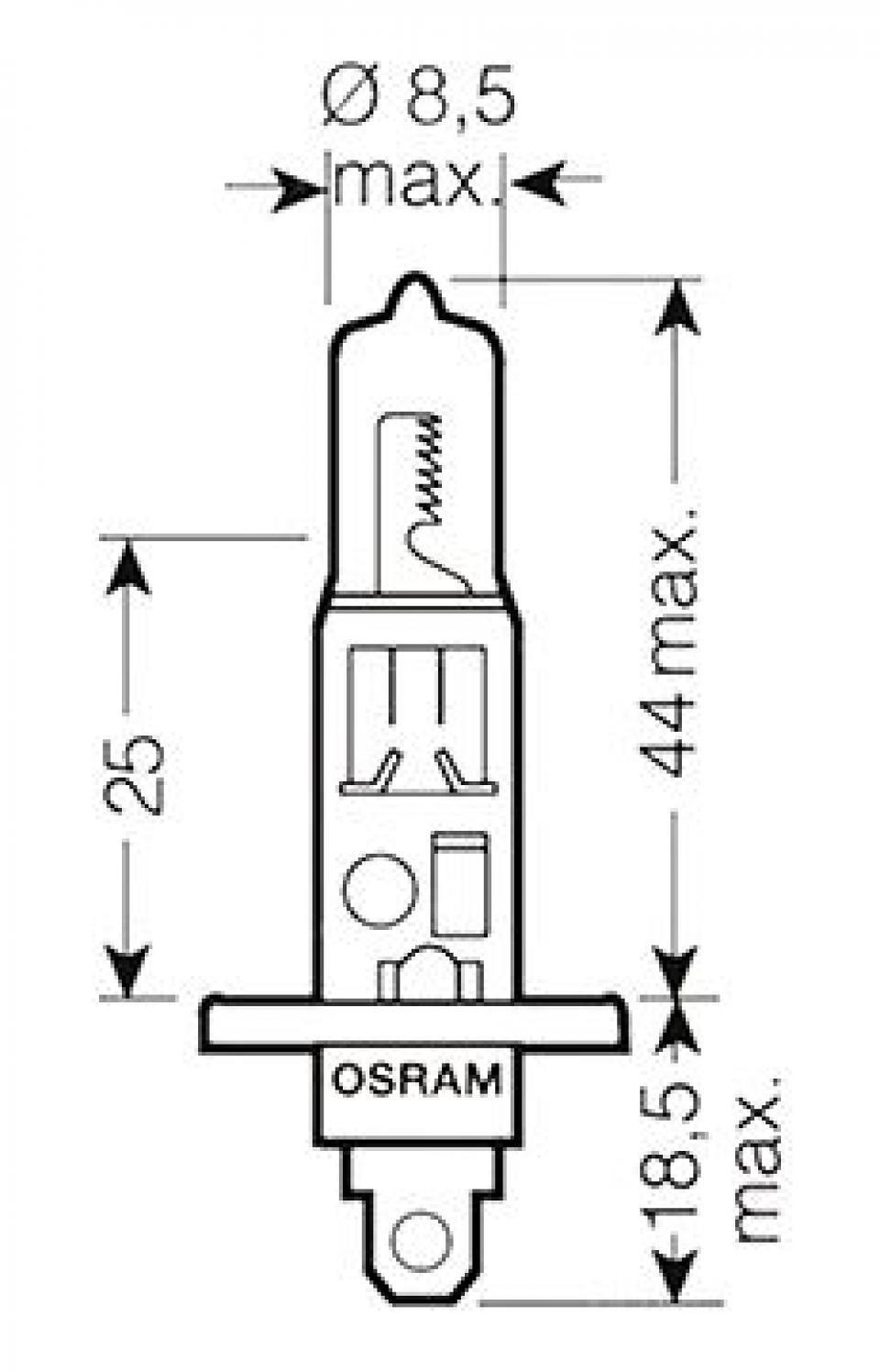 Ampoule Osram pour Moto KTM 640 LC4 SM 1998 à 2006 AV Neuf