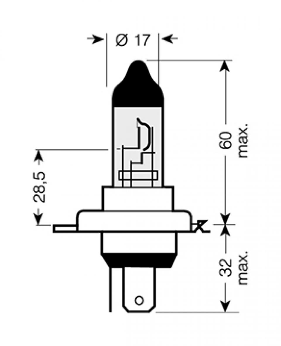 Ampoule Kyoto pour Moto KTM 620 SC 1997 à 2001 AV Neuf