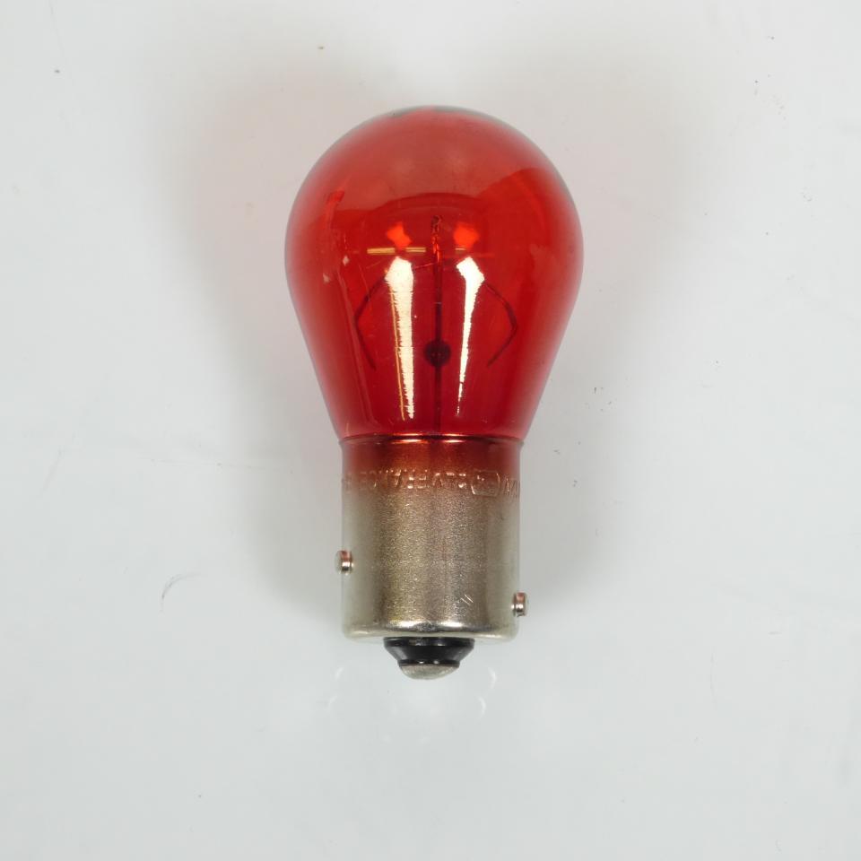 Ampoule Flosser pour moto BAW15s rouge / 12V 21W PR21W Neuf