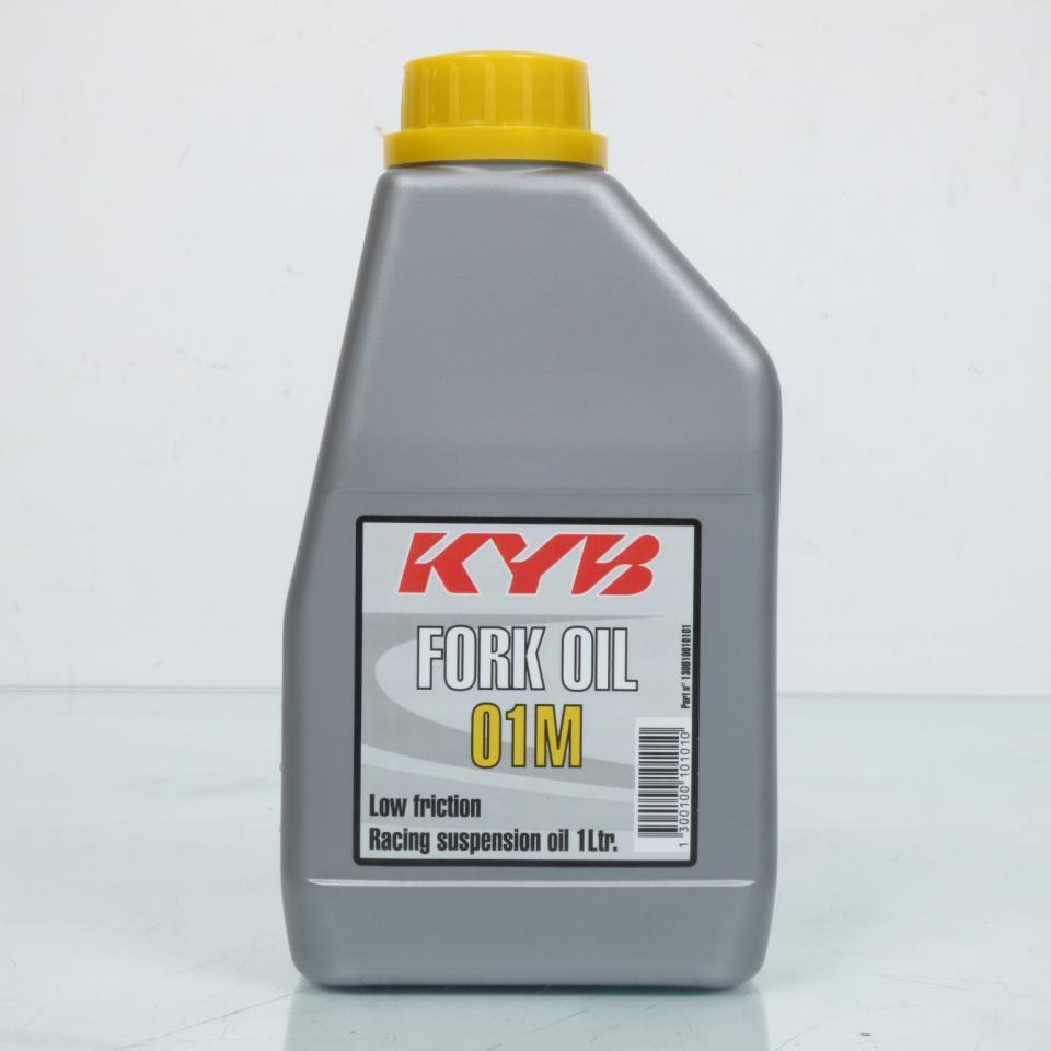 Bidon 1L huile de fourche KYB 01M KAYABA racing haute performance pour moto