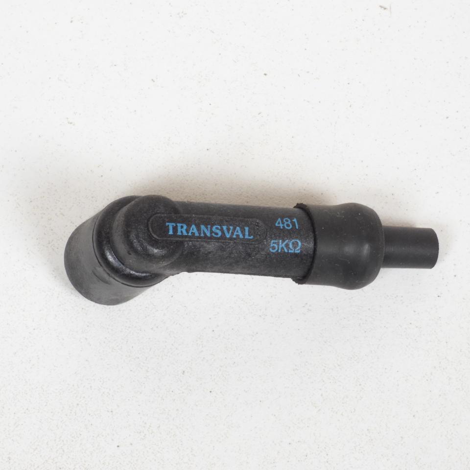Antiparasite Transval pour Auto 481 90° noir 5KOhms sans olive Neuf
