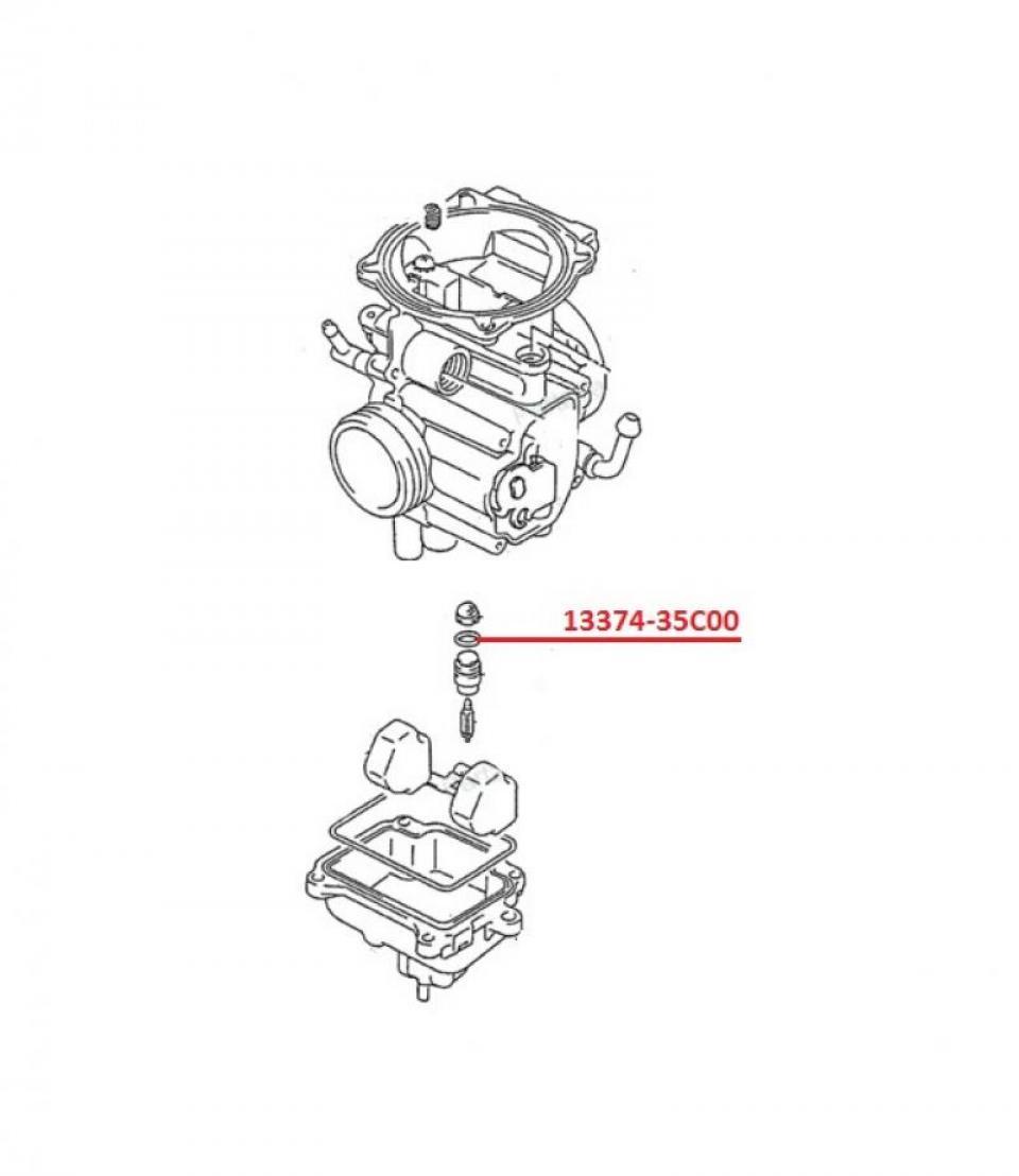 Joint torique siège de pointeau 13374-35C00 pour moto Suzuki 550 GSE 1983-1985 Neuf