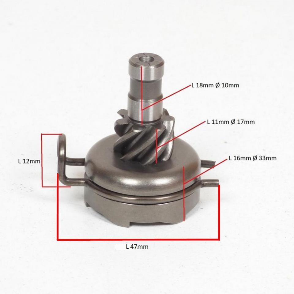 Rocher noix de kick RMS pour Scooter Kymco 50 Agility 4T R16 2008 à 2012 106109 Neuf