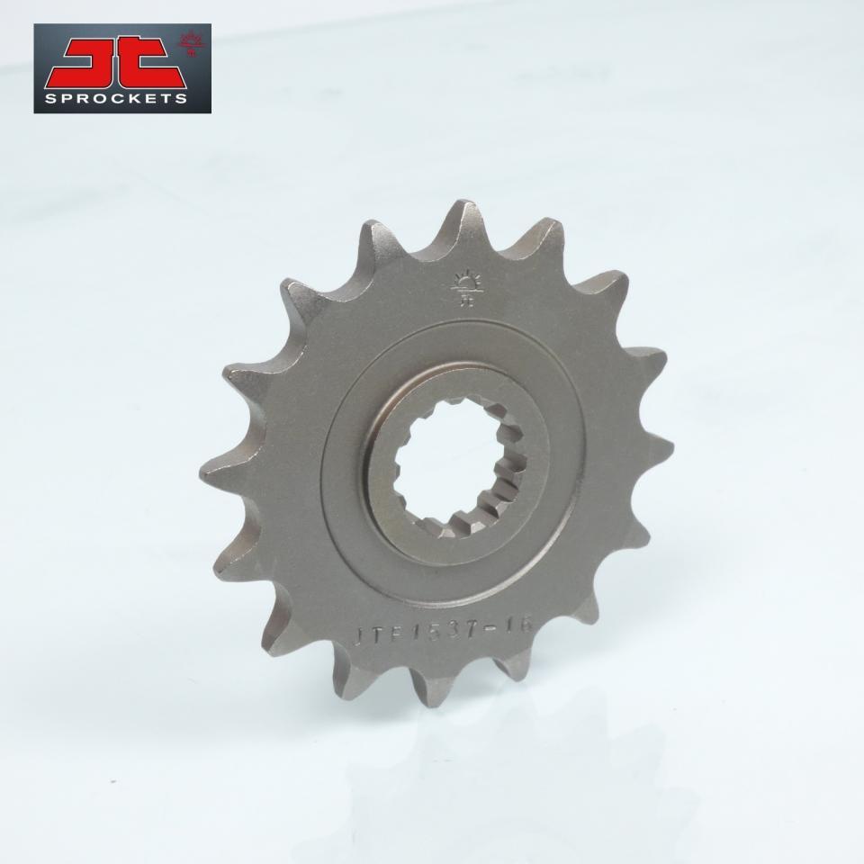 Pignon de sortie de boite JT Sprockets pour Moto Kawasaki 1000 ZX10R 2004 à 2018 JTF1537.16 / 16 dents pas 525 Neuf