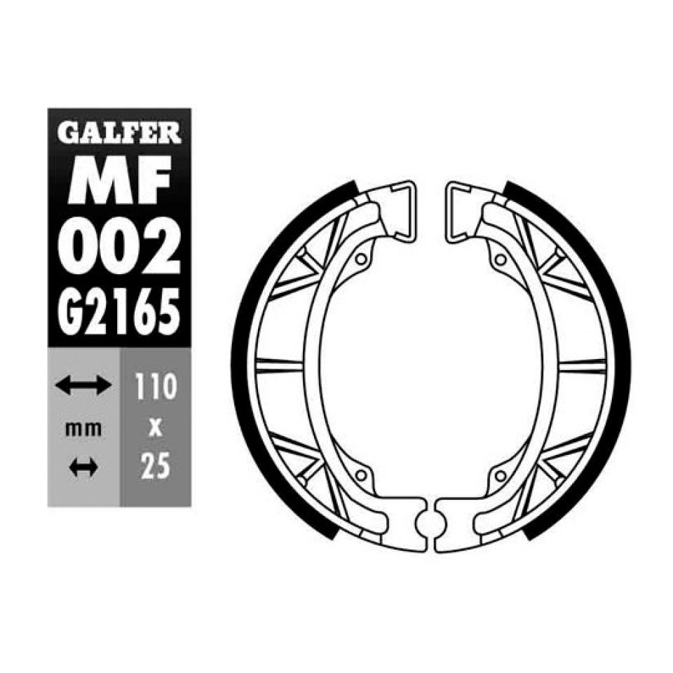 Mâchoire de frein Galfer pour Scooter Kymco 50 Agility 2T 2012 à 2017 Neuf