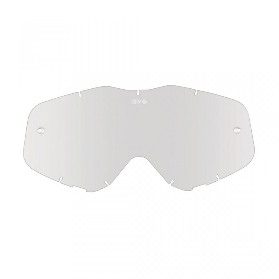 Écran simple transparent antibuée masque lunette cross Spy Klutch pour moto quad Neuf