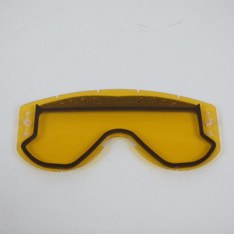 Écran double jaune pour masque lunette cross Smith Option OTG moto quad Neuf