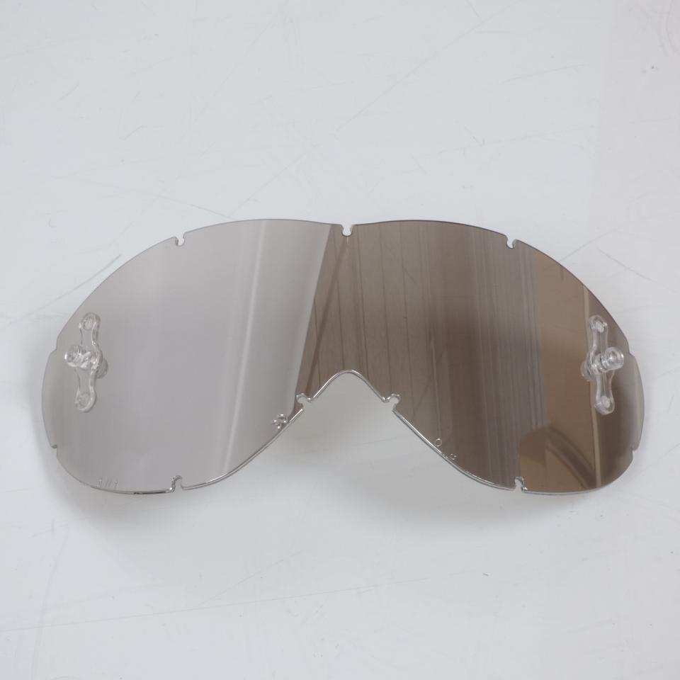 Écran simple miroir platinium pour masque lunette cross Smith Sonic moto quad