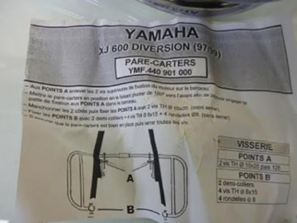 Tampon pare carter Générique pour Moto Yamaha 600 Diversion 1997 à 1999 Neuf