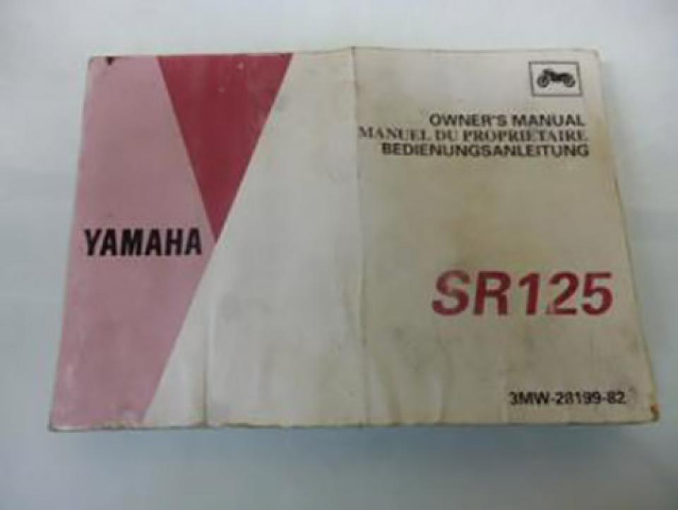 Manuel du propriétaire utilisateur origine pour moto Yamaha 125 SR 3MW-28199-82 Occasion