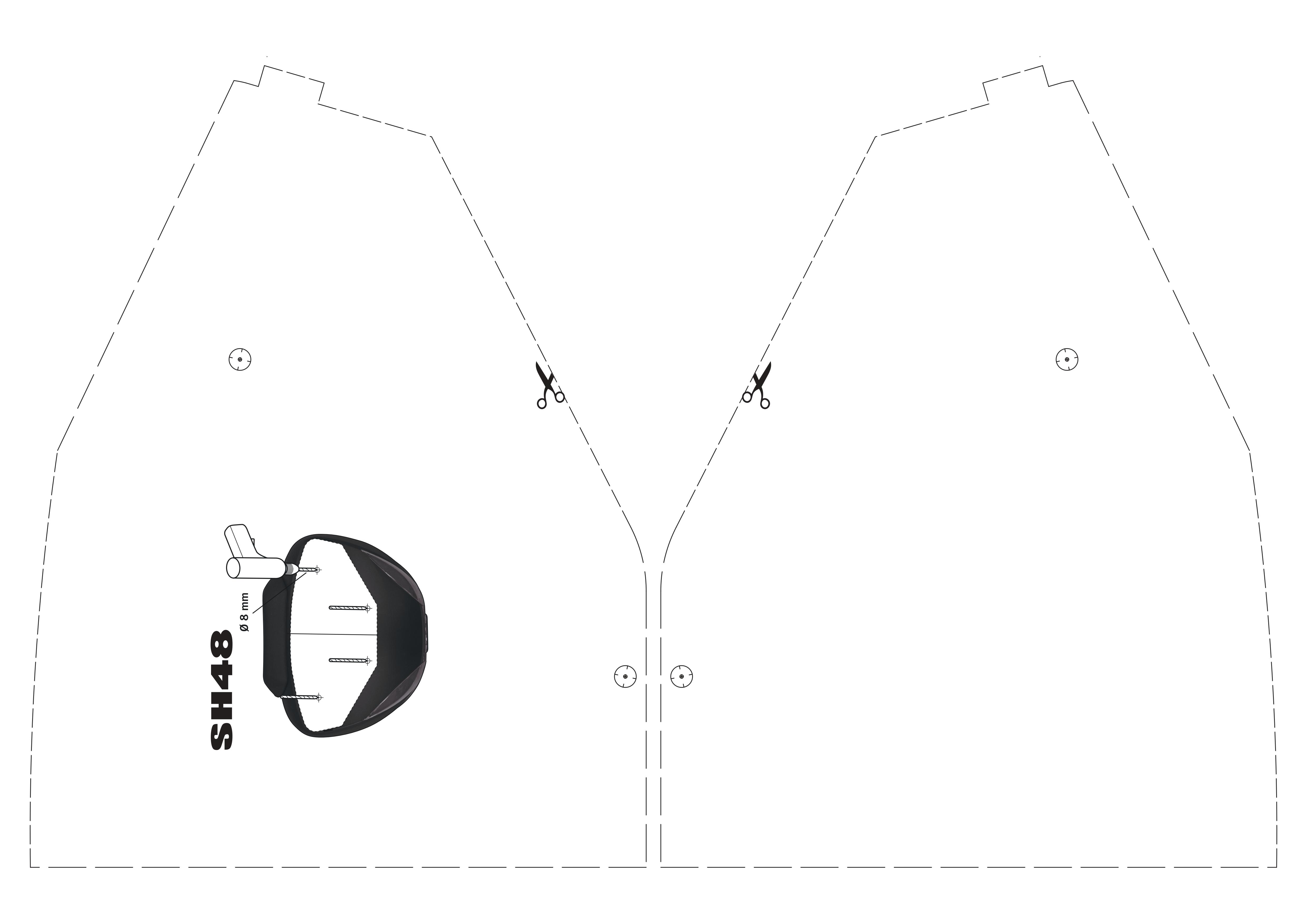 Porte bagage supérieur de top case Shad pour moto D0PS00 Neuf