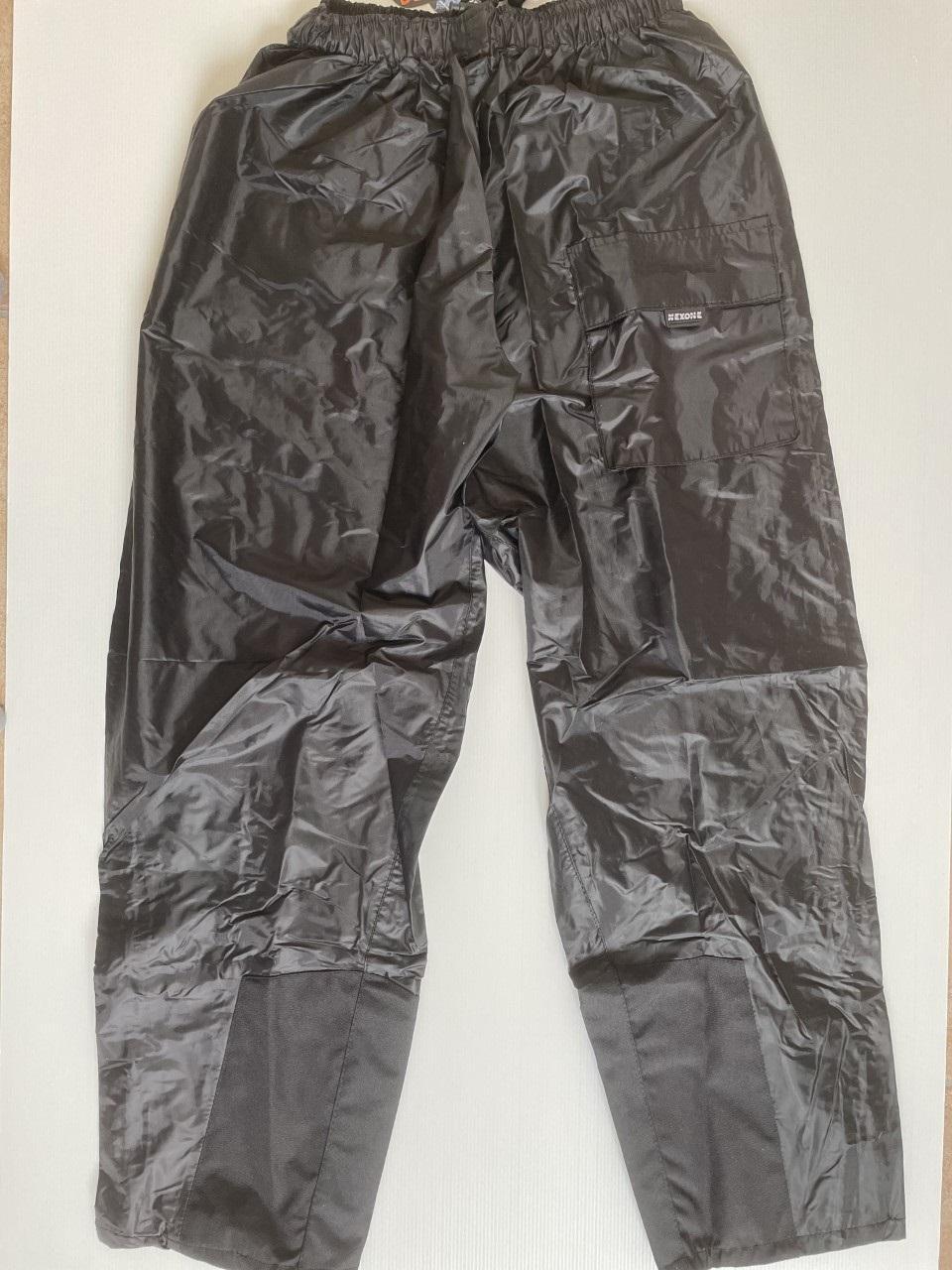 Pantalon de pluie pour moto Homme Femme Nexone PVC Nylon Taille S neuf
