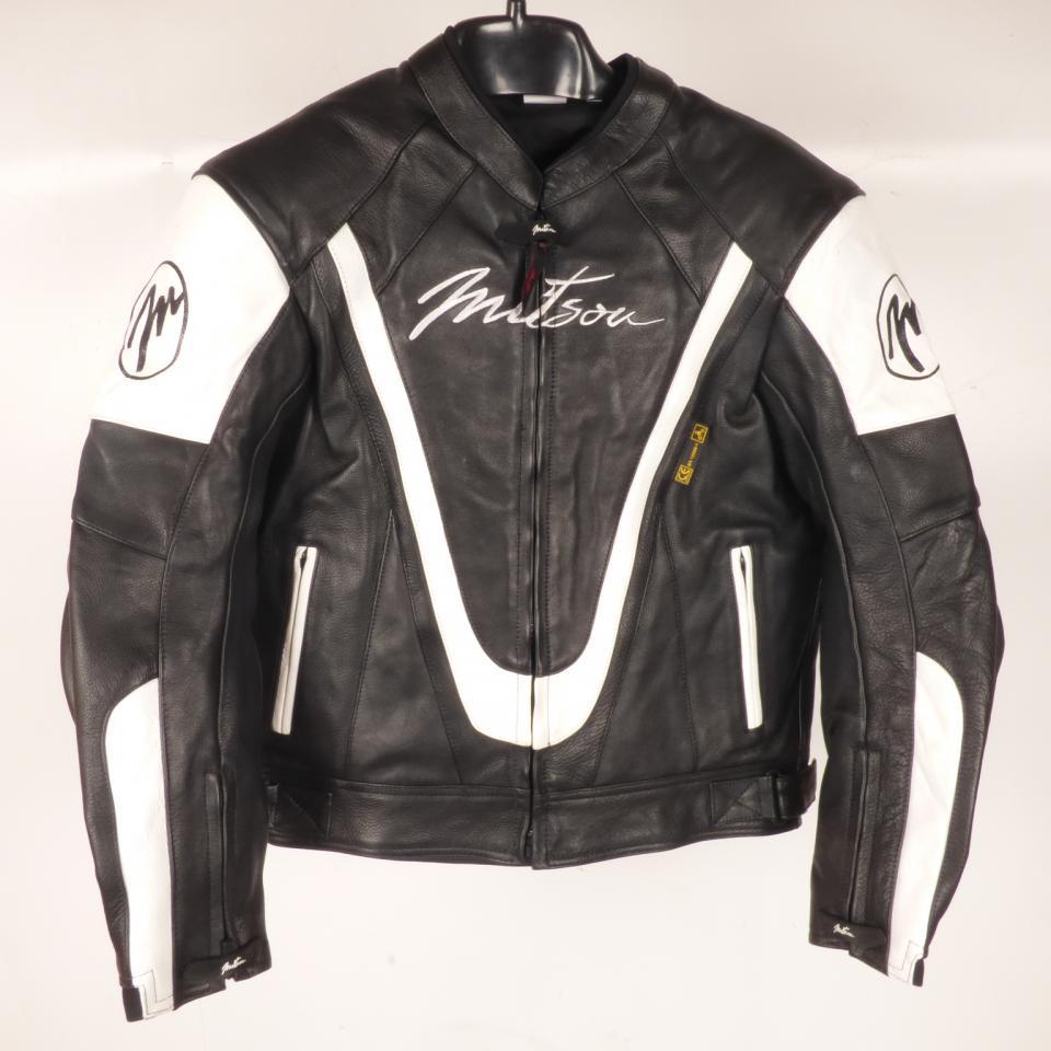 Blouson veste Mitsou moto motard Taille M Super Sport / noir et V blanc Neuf