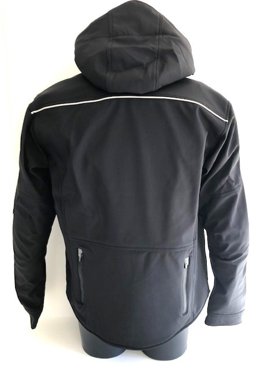 Blouson pour moto route Nexone Soft Shell taille XL noir protection dorsale homologué