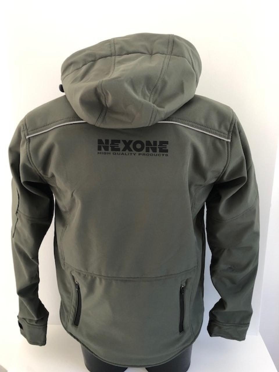 Blouson veste pour moto Homme Nexone Soft-Shell kaki soft Shell Taille XXL homologué CE