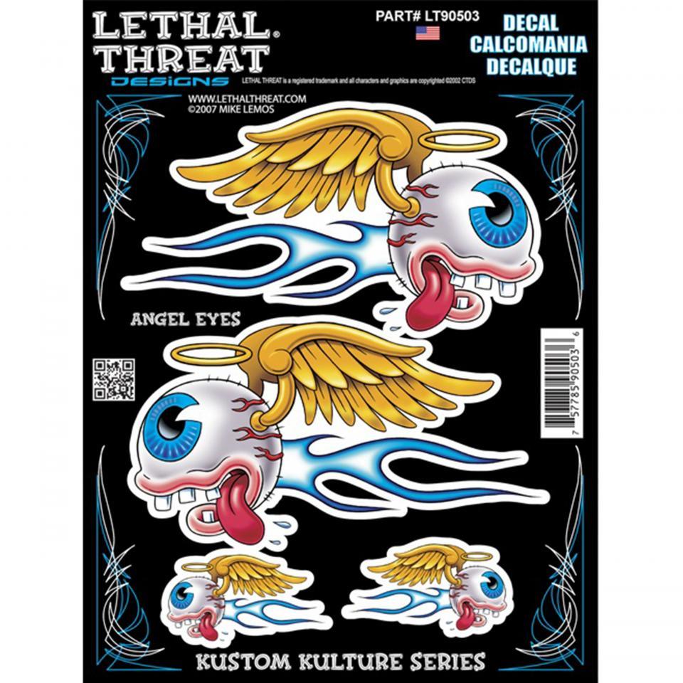 Autocollant stickers LETHAL THREAT pour pour Moto Neuf