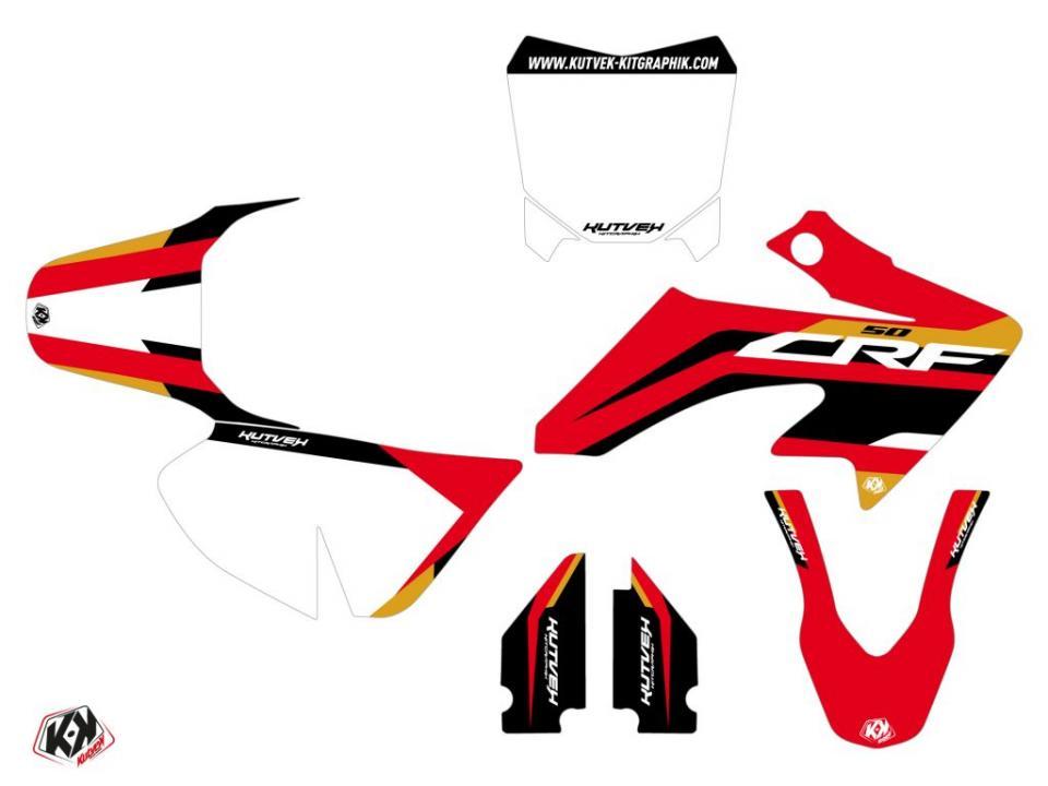 Autocollant stickers Kutvek pour Moto Honda 50 Cr-F 2013 à 2023 Neuf