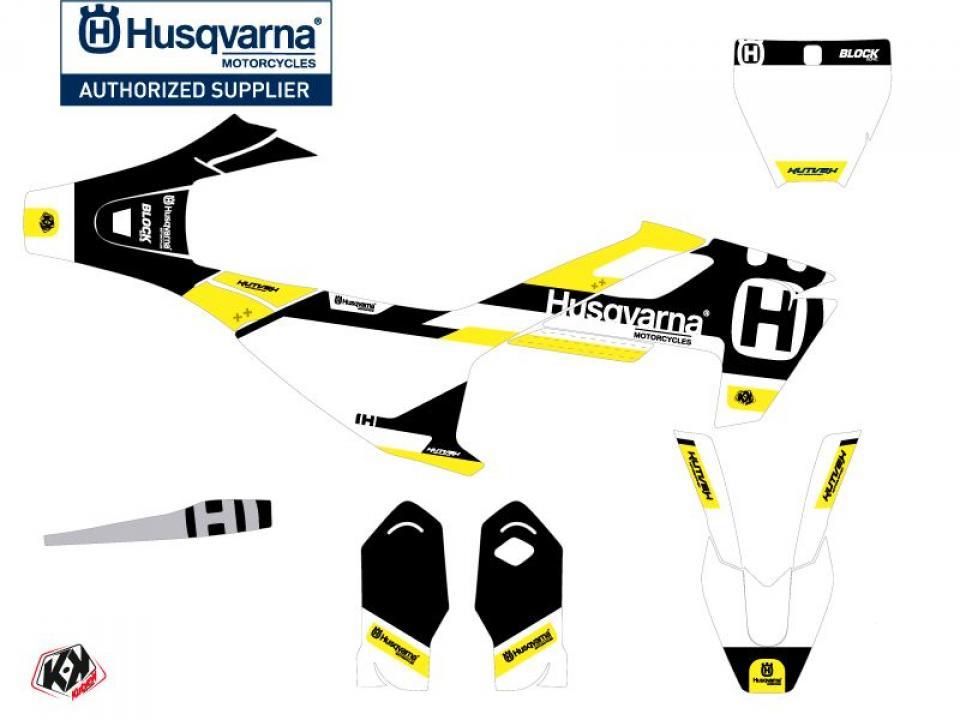 Autocollant stickers Kutvek pour Moto Husqvarna 85 Tc Grandes Roues 2018 à 2023 Neuf