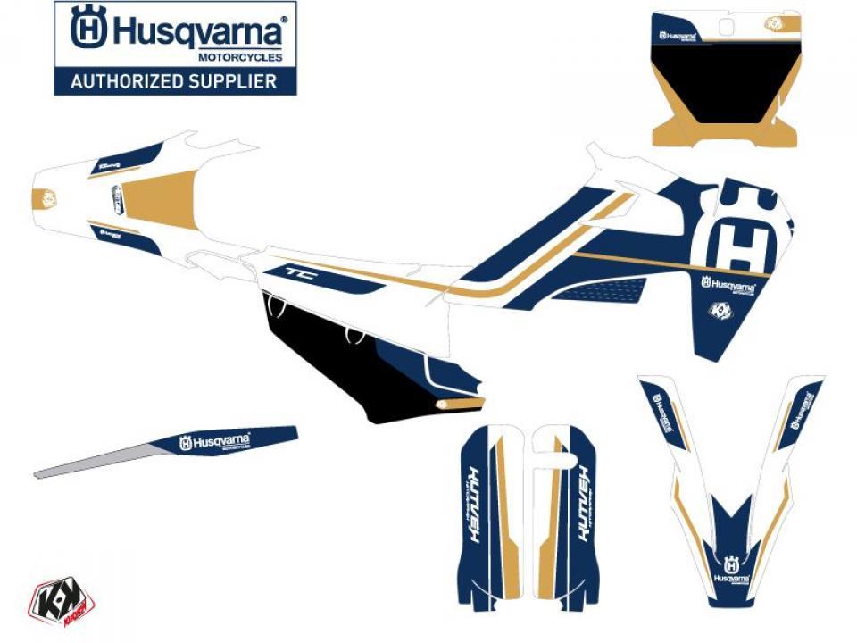 Autocollant stickers Kutvek pour Moto Husqvarna 125 TC 2015 Neuf