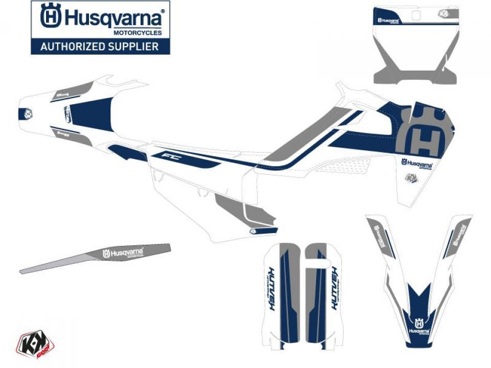 Autocollant stickers Kutvek pour Moto Husqvarna 350 Fc 4T 2014 Neuf