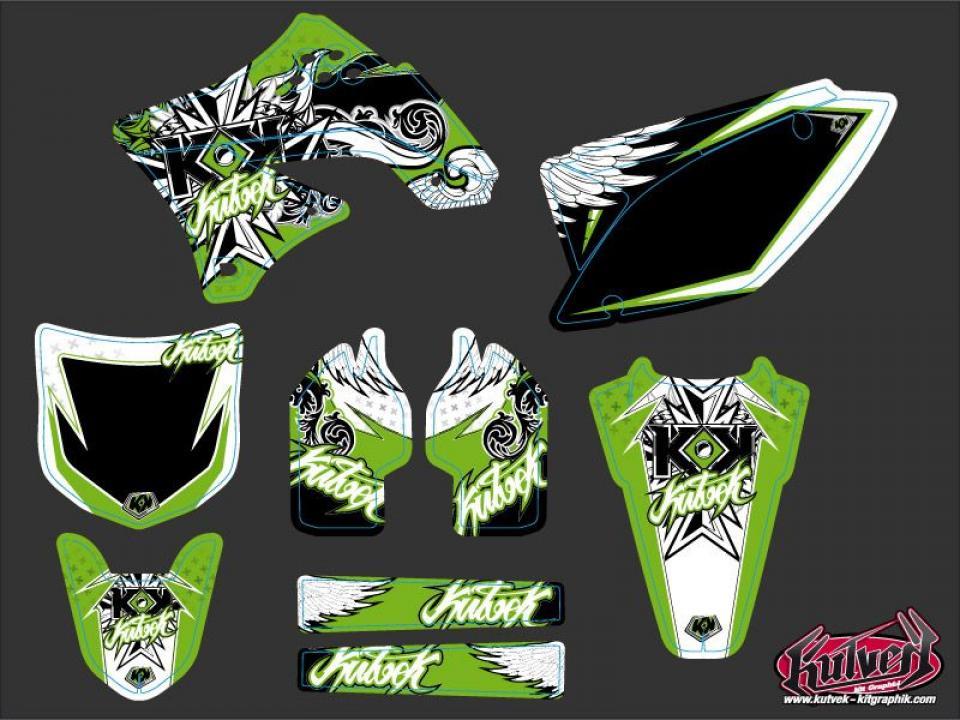 Autocollant stickers Kutvek pour Moto Kawasaki 250 Kx-F 4T 2009 à 2012 Neuf