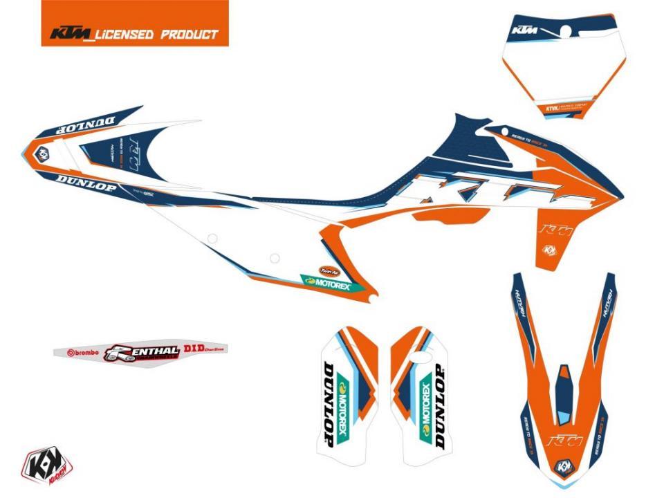 Autocollant stickers Kutvek pour Moto KTM 450 Sx-F 4T 2013 à 2014 Neuf