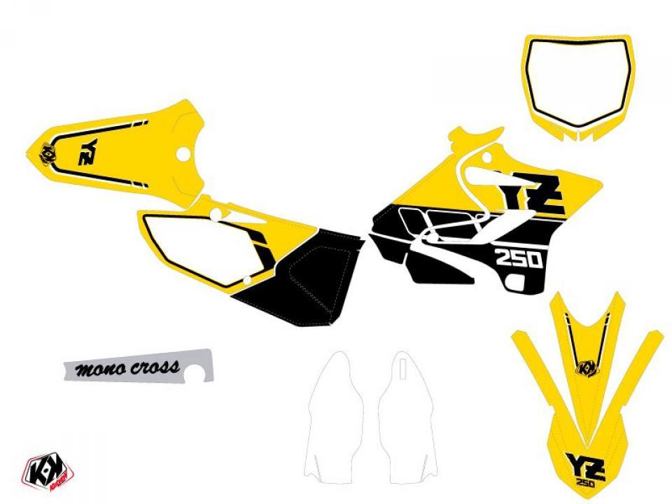 Autocollant stickers Kutvek pour Moto Yamaha 250 YZ 1988 à 1989 Neuf