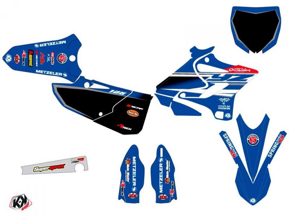 Autocollant stickers Kutvek pour Moto Yamaha 125 YZ 1986 à 1988 Neuf