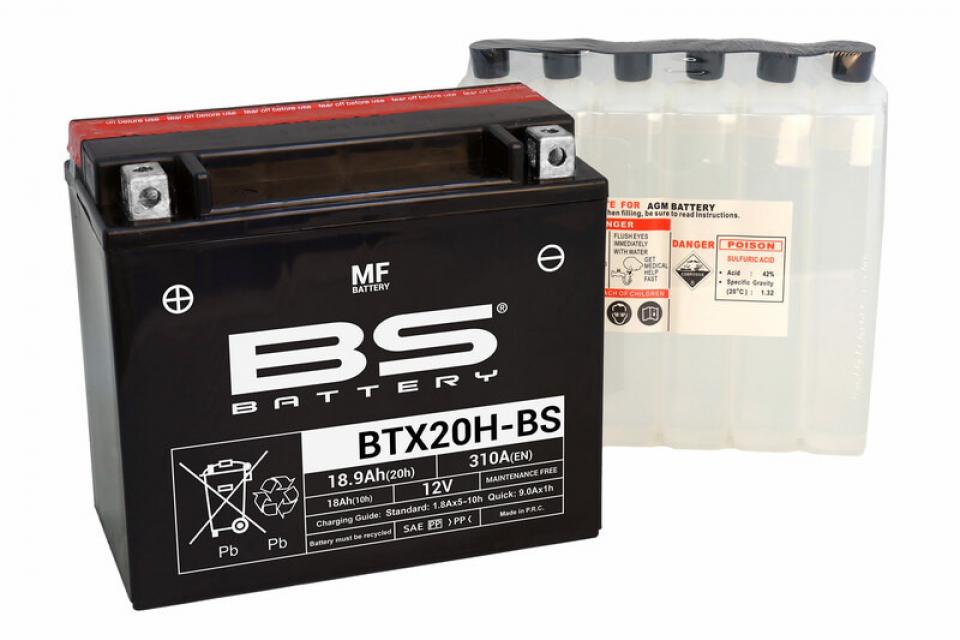 Batterie BS Battery pour Quad Arctic cat 550 I 2011-2012 YTX20H-BS / 12V 18Ah Neuf