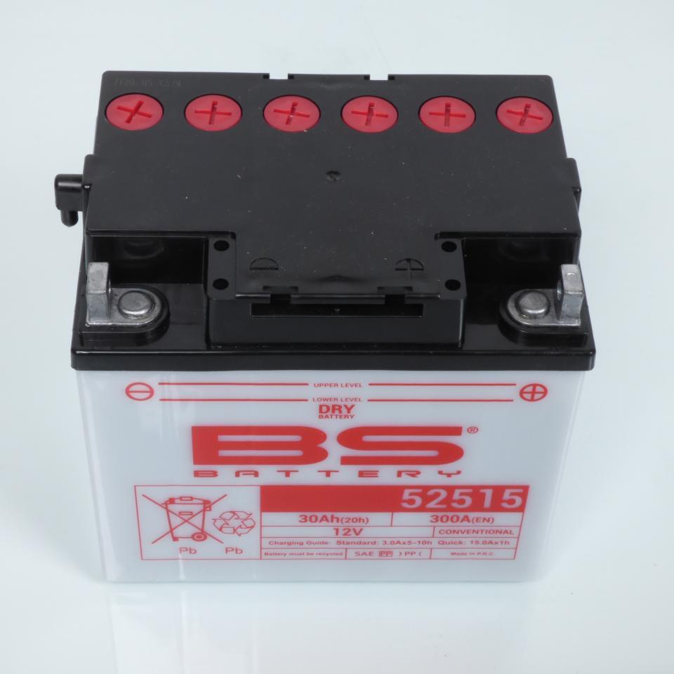 Batterie BS Battery pour Moto BMW 750 K 75 S Abs 1987 à 1992 52515 / B60-N30L-A / 12V 25Ah Neuf