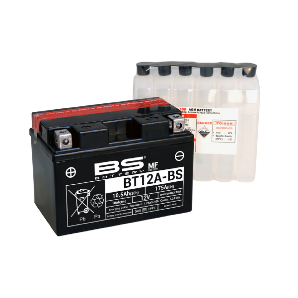 Batterie BS Battery pour Moto Suzuki 650 SV X 2018 à 2020 Neuf