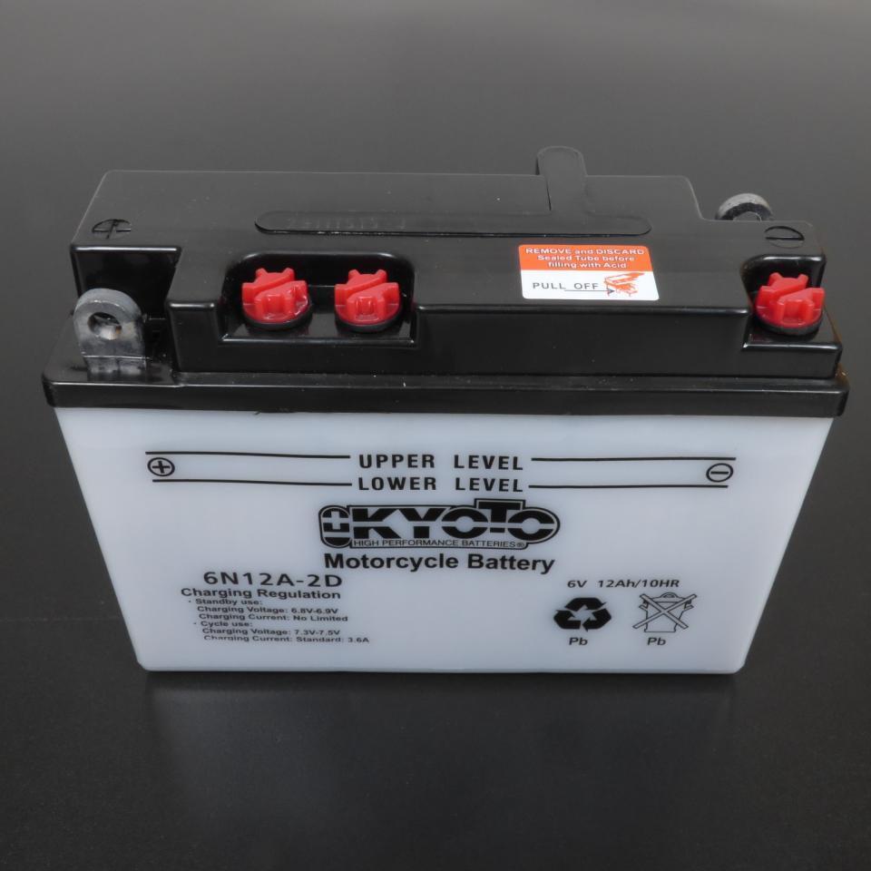 Batterie BS Battery pour Moto Honda 125 CB Après 1976 B54-6A / 6N12A-2D / 6V 12Ah Neuf