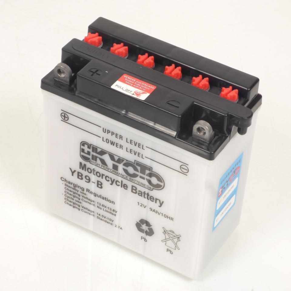 Batterie Kyoto pour Scooter Piaggio 50 Nrg Power Dd 2005 à 2018 YB9-B / 12V 9Ah Neuf
