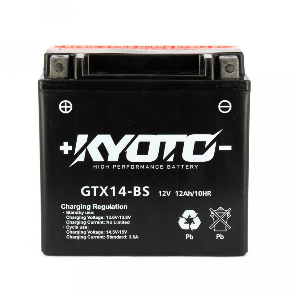 Batterie Kyoto pour Moto Aprilia 1000 ETV caponord 2001 à 2007 YTX14-BS / 12V 12Ah Neuf