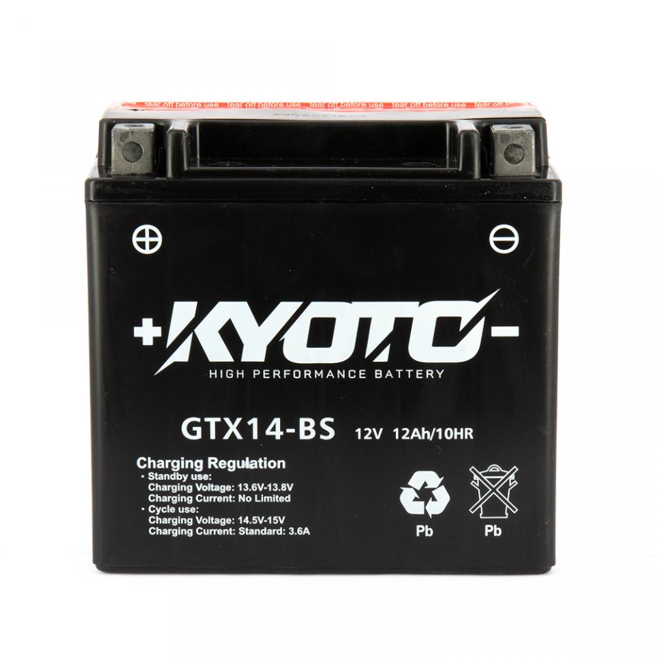 Batterie Kyoto pour Moto Aprilia 1000 ETV caponord 2001 à 2007 YTX14-BS / 12V 12Ah Neuf