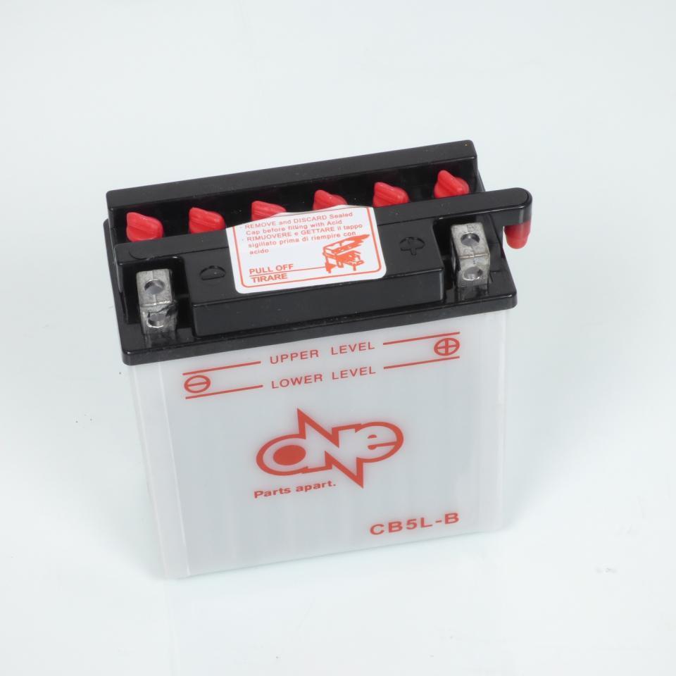 Batterie One pour moto Honda 125 Mbx F 1984-1986 YB5L-B / 12V 5Ah Neuf