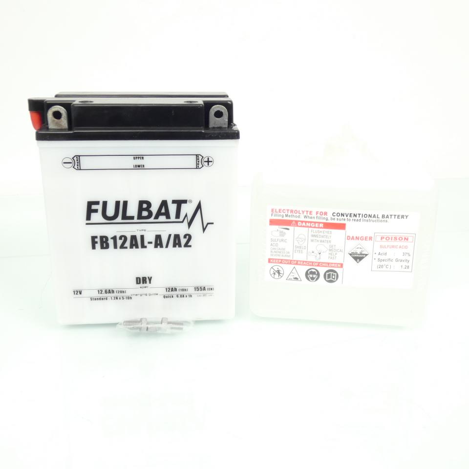 Batterie Fulbat pour Scooter Peugeot 125 Looxor 2003 à 2006 YB12AL-A2 / 12V 12Ah Neuf