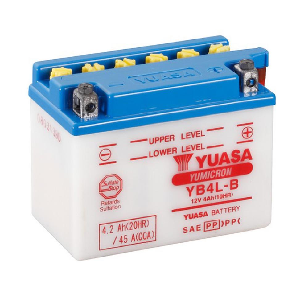 Batterie Yuasa pour Moto Suzuki 250 RGV 1989 à 1996 YB4L-B / 12V 4Ah Neuf