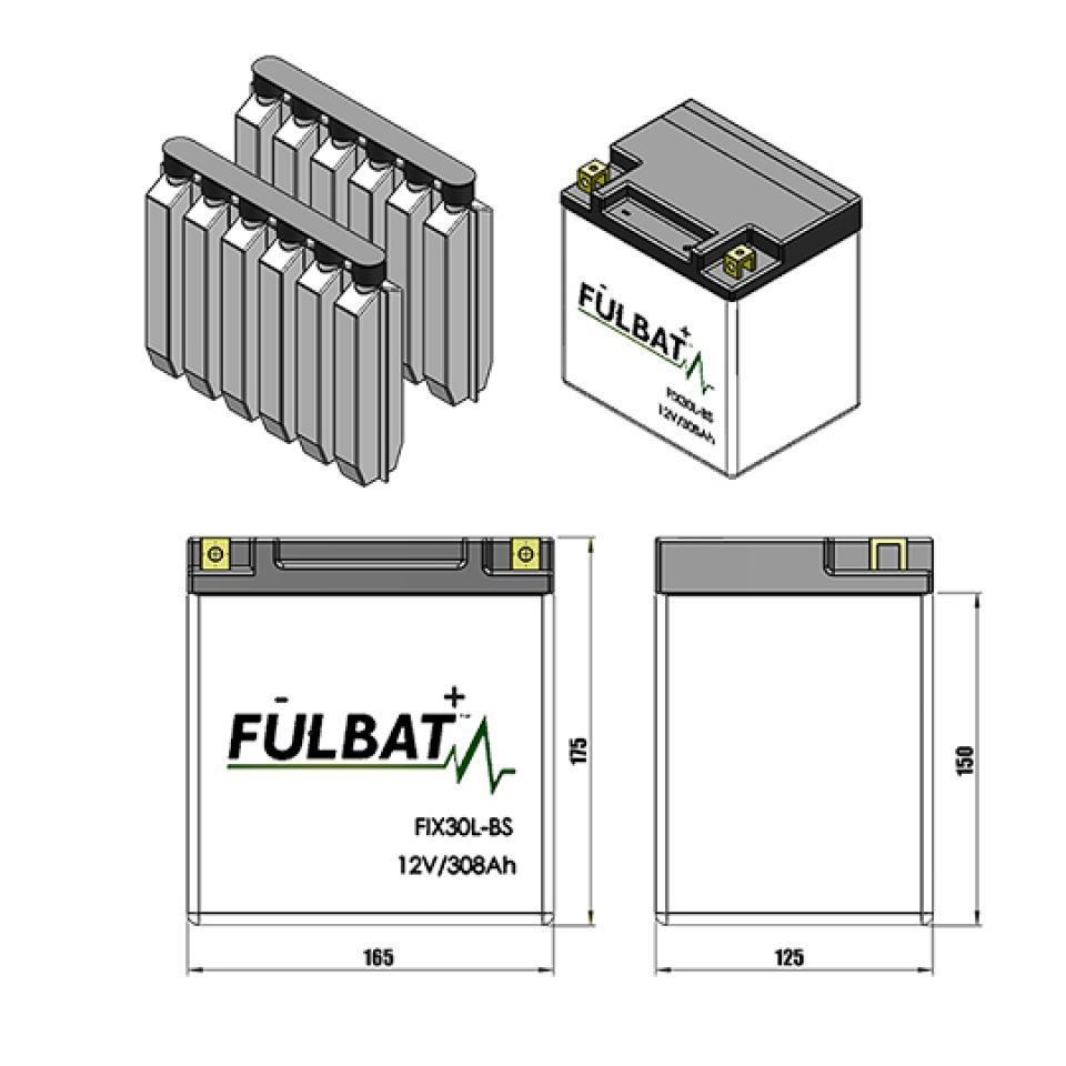 Batterie Fulbat pour Moto Neuf