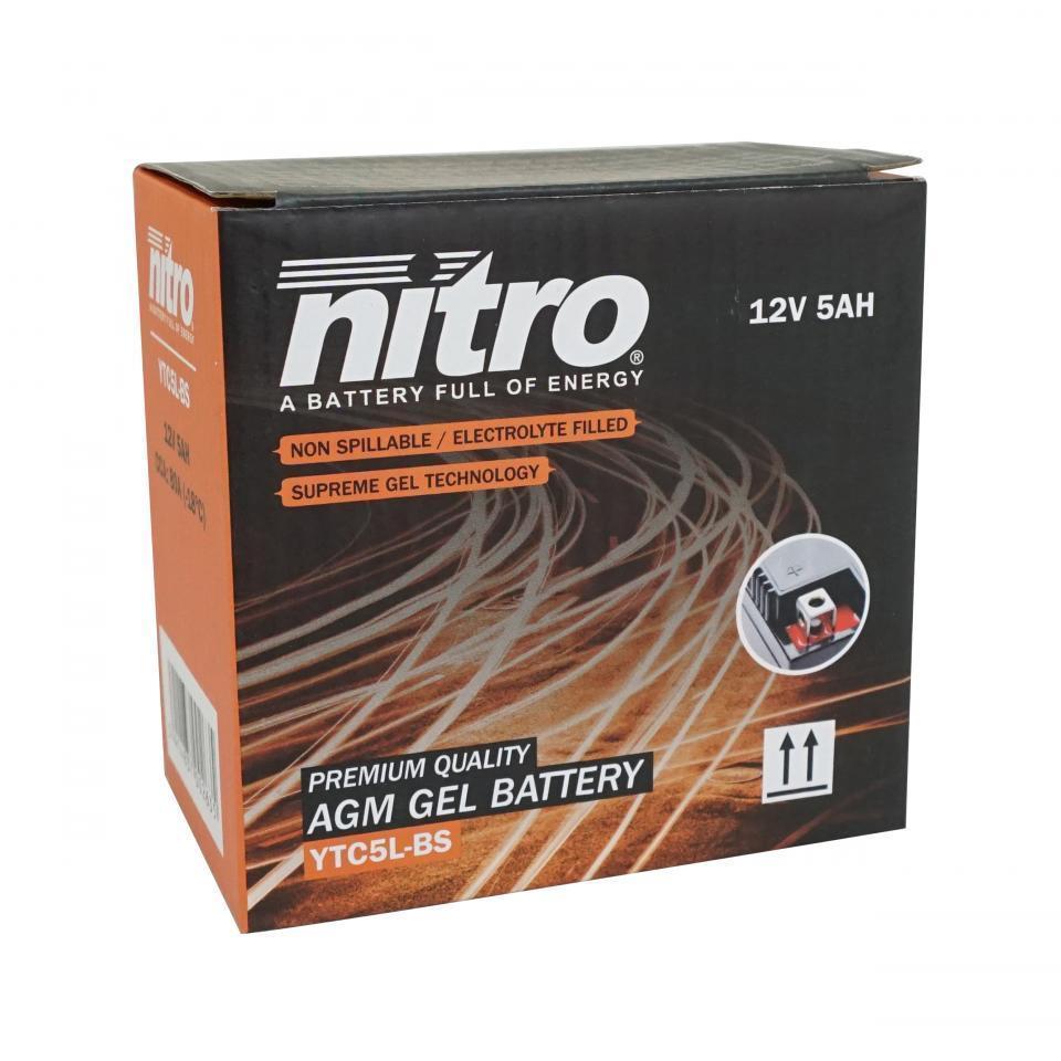Batterie Nitro pour Moto Derbi 125 GPR Racing 2004 à 2009 Neuf