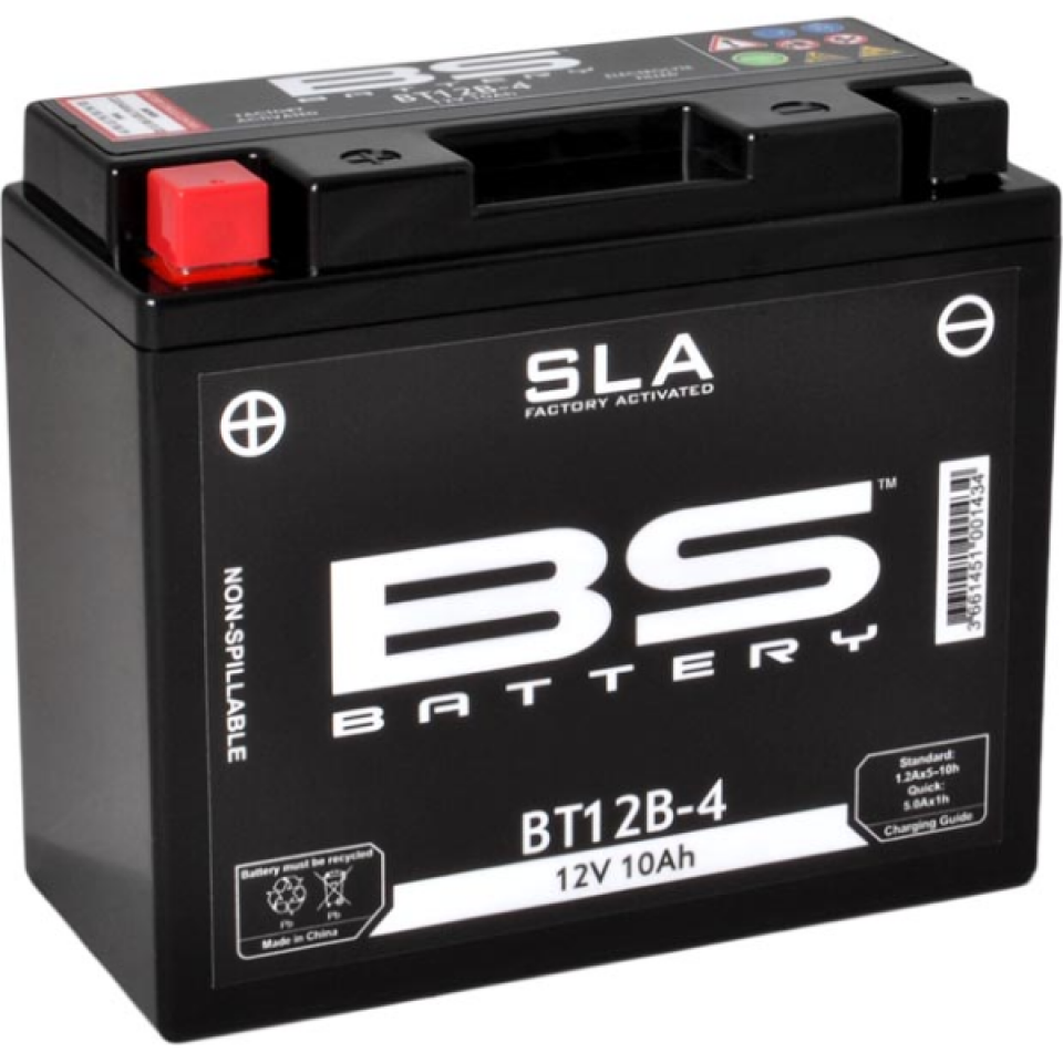 Batterie BS Battery pour Moto Yamaha 600 YZF R6 1999 à 2000 YT12B-4 Neuf