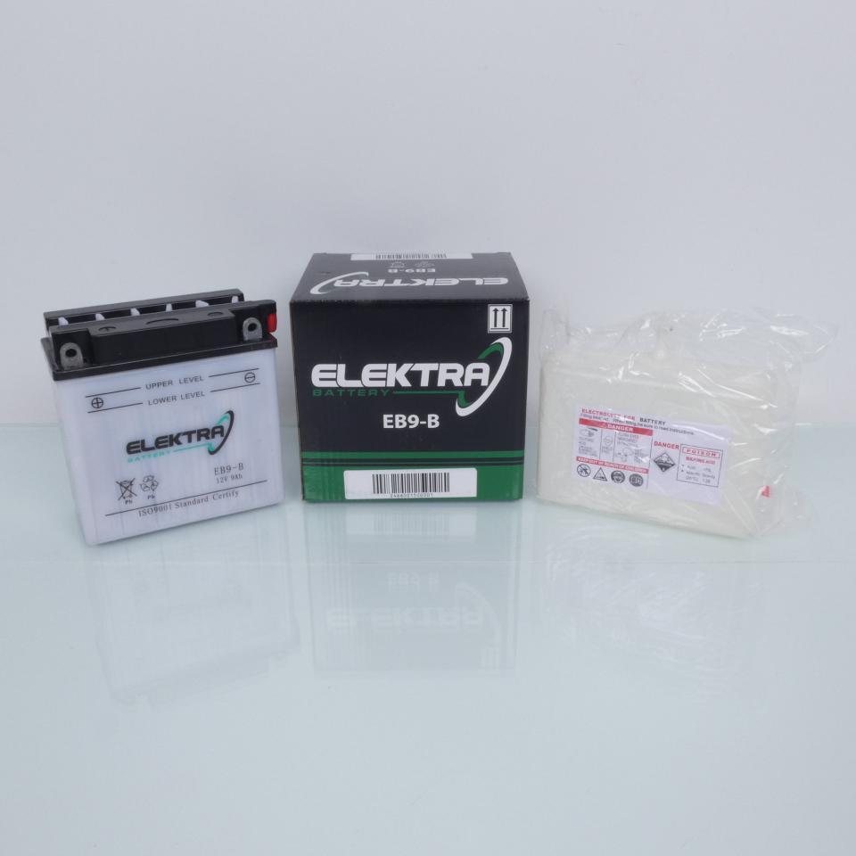 Batterie Elektra pour Moto Honda 125 CB 1990 à 2000 YB9-B Neuf