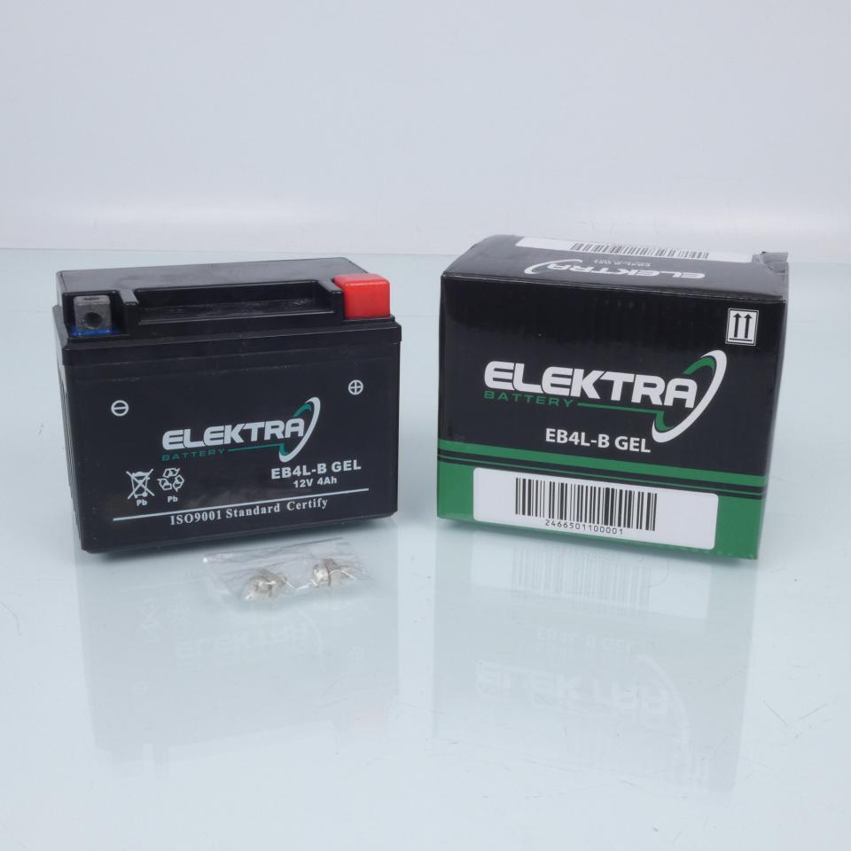 Batterie Elektra pour Moto Honda 50 PXR 1980 à 2002 YB4L-B / 12V 4Ah Neuf