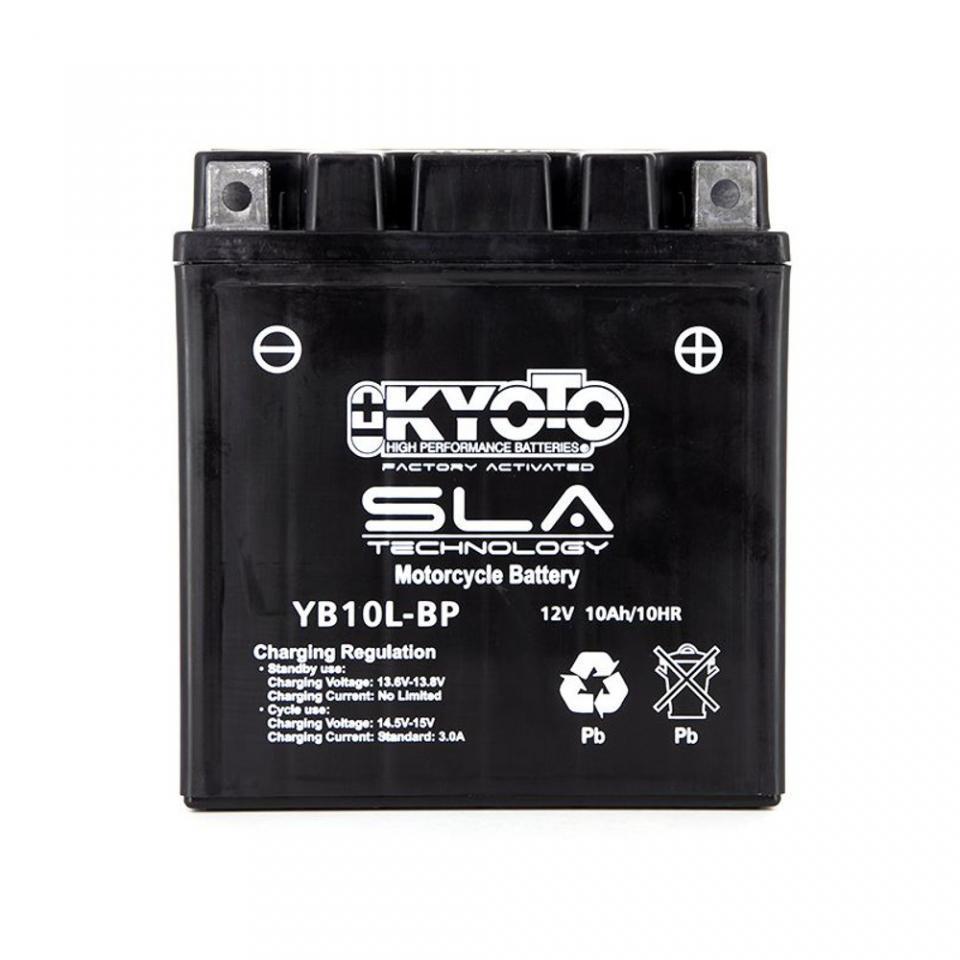 Batterie Kyoto pour Scooter Derbi 125 GP1 2007 à 2010 YB10L-BP / 12V 11Ah Neuf