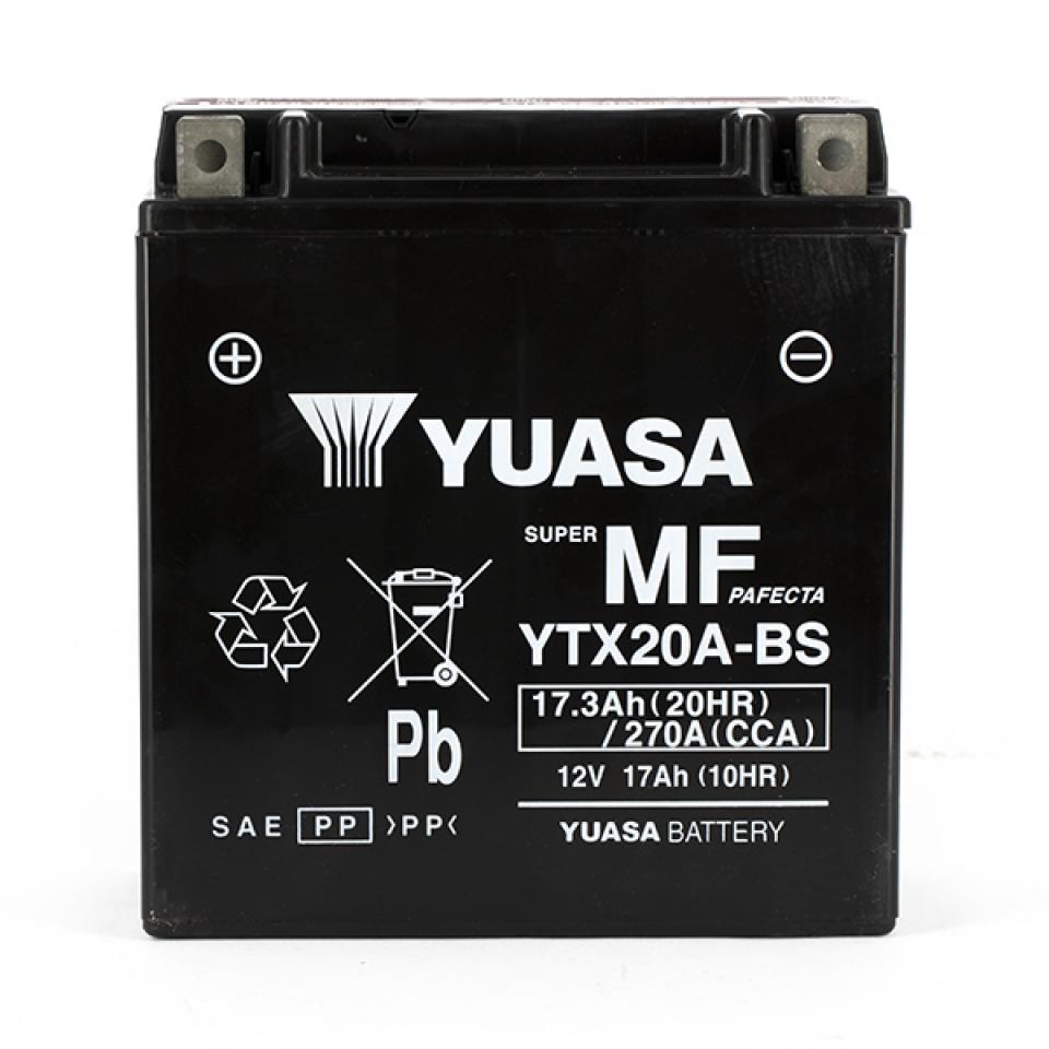 Batterie Yuasa pour Quad Suzuki 750 Lt-A X Kingquad - 4X4 2008 à 2020 YTX20A-BS / 12V 17.3Ah Neuf