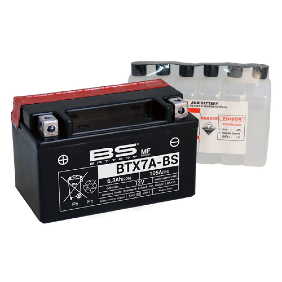 Batterie BS Battery pour Moto Benelli 125 BN 2018 à 2020 Neuf