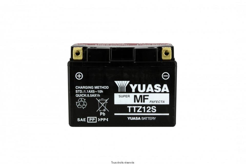 Batterie Yuasa pour Moto Honda 700 Nc X Sans Abs 2012 à 2013 YTZ12-S / 12V 11Ah Neuf