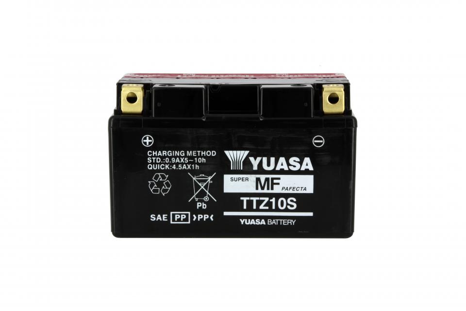 Batterie Yuasa pour Moto Yamaha 1000 MT-10 2016 à 2019 YTZ10-S / YTZ10S / 12V 8Ah Neuf