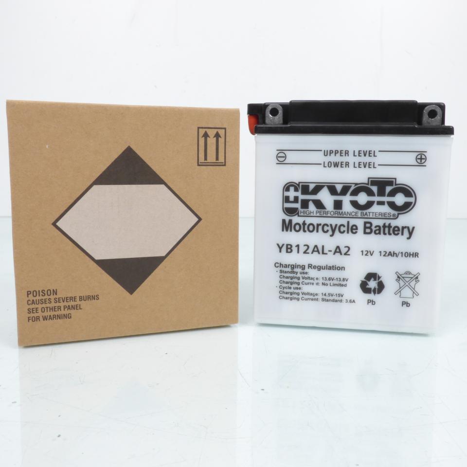 Batterie Kyoto pour Moto Kawasaki 500 EN 1994 à 2001 YB12AL-A2 / 12V 12Ah Neuf en destockage